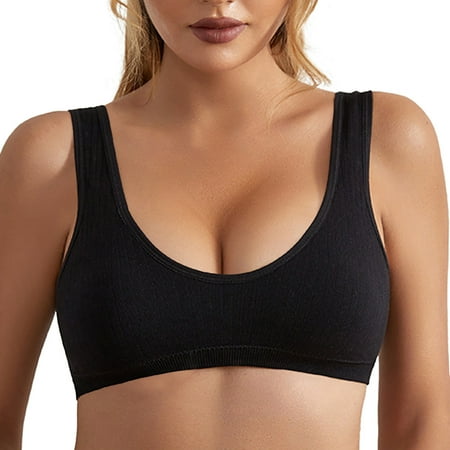 

adviicd Bras for Women Women s Peyton Seamless Wire Free Strapless Convertible Bra Black Medium