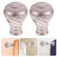 thumbnail image 6 of NICERIO 6Pcs Rose Plated Gold Curtain End Caps Decorative Rod Finals with Dirt Protection for Home Use, 6 of 9