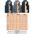 thumbnail image 2 of Grianlook Men Coat Sleeveless Outwear Full Zip Waistcoat Mens Quilted Jacket Vest Fashion Solid Color Blue 4XL, 2 of 2