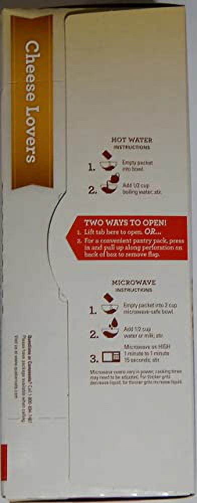 Quaker Cheese Lovers Instant Grits, Box of (12) 1-oz Packets (Pack of 2)