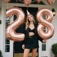 thumbnail image 5 of Rose Gold Number 8 Balloon Foil Mylar Number 8th Birthday 40 Inch Big Giant Helium Number for 18 28 Birthday Decor,Boys Girl Party Supplies & 80 Anniversary Events, 5 of 17