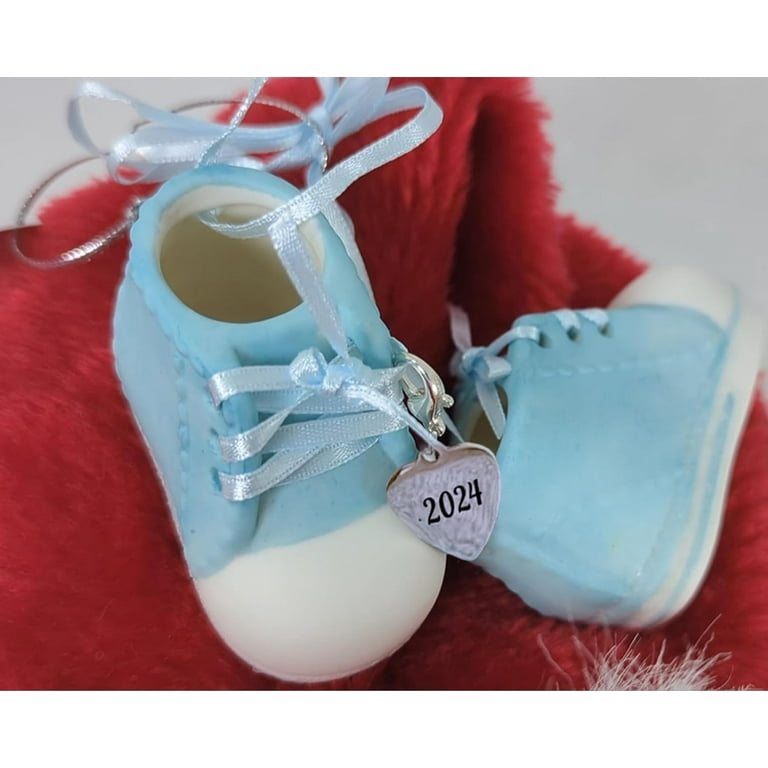 Personalized baby shoe ornament cheap