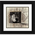 thumbnail image 1 of Sommers, Mindy 21x20 Black Ornate Wood Framed with Double Matting Museum Art Print Titled - Best Friends, 1 of 4