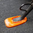 thumbnail image 2 of Kiwav Motocicleta Motocross Kickstand Pad Soporte Naranja X1 Pieza Suelo Blando Estacionamiento Al Aire Libre Antihundimiento, 2 of 5