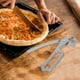 thumbnail image 5 of Pinzas para pizza, platos de comida, bandejas para hornear, pinzas de cocina de aleación de aluminio, resistentes al calor, para cocinas domésticas, 5 of 8