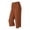 Brown#women's linen capri pants, variant on aohooy Bermuda Shorts for Women Drawstring Elastic High Waisted Stripe and Gingham Wide Leg Summer Beach Shorts with Pockets Purple,L