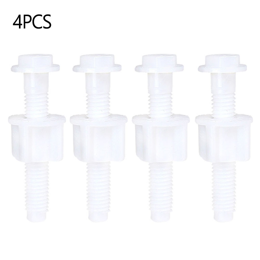 4pc Toilet Hinge Bolts Screw Fixing Fitting Kit Bathroom Toilet Repair