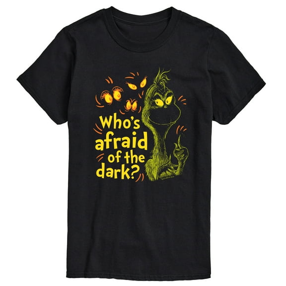 The Grinch  - Who's Afraid Of The Dark - Men's Short Sleeve Graphic T-Shirt