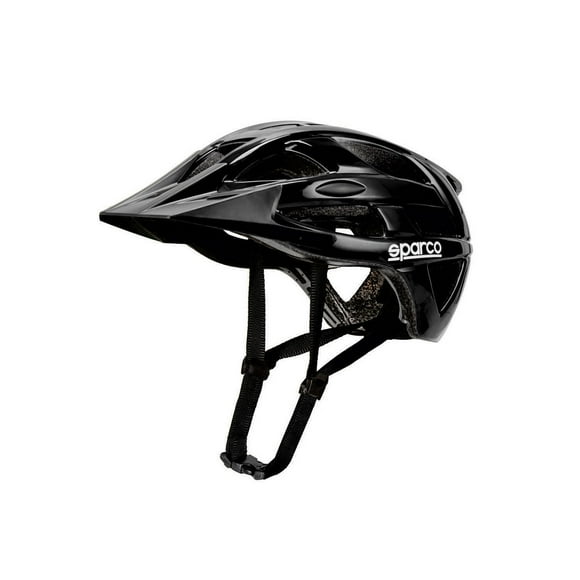 Sparco Casco Ligero Aerodinámico para Bici y Scooter SE300BK Normativa CE