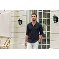 thumbnail image 4 of COOFANDY Men's Long Sleeve Button Down Shirts Stretchy Business Casual Shirt, 4 of 6