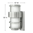 thumbnail image 2 of Hinkley Lighting 1904-Led 1 Light 16" Height Led Outdoor Ambient Wall Sconce Fro, 2 of 3