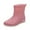 A_Pink, variant on Womens Rain Boots Ankle Rain Boots Solid Color Casual Shoes Short Rain Boots Multi Color Matching Waterproof Non-Slip Mid-Tube Rain Boots West Coast Dopamine Color Shoes Everyday Rain Boots