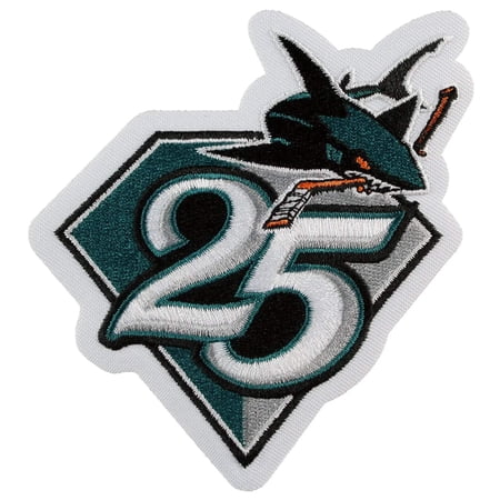 2015 San Jose Sharks Team 25th Anniversary Season Logo Jersey Patch