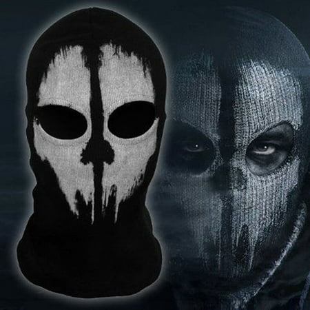 Ghosts Skull Balaclava Cover Hood Ski Cosplay Game Halloween Full Face Mask US