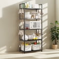 thumbnail image 6 of 5 Tier 66 Lbs/Shelf Capacity Storage Shelves Adjustable Shelving Unit Heavy Duty Storage Rack 50in * 20in(Black), 6 of 10