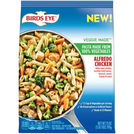 Birds Eye Alfredo Chicken Veggie Made Pasta, 21 oz - Walmart.com