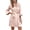 Champagne, variant on Silky Robes for Women Satin Knee Length Bride Bridesmaid Wedding Party Bathrobe Lightweight Sexy Sleepwear with Pockets
