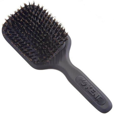 Kent AH13G Airhedz Pro Pure Bristle Paddle Brush (Medium, Grey)