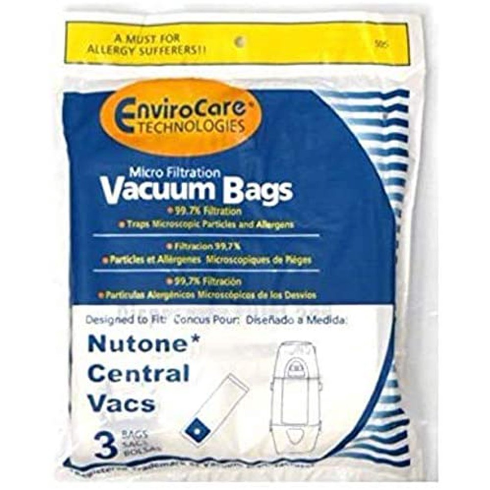 505 EnviroCare Replacement Vacuum Bags for Nutone Central Vacuums 3