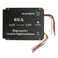 thumbnail image 2 of 24V to 12V DC Voltage Converter 600W with Overload Guard and Dual Fans for Long Distance Driver Converter DC Regulator Cars RVs SUVs Buses, Stable Power Supply Inverter, 2 of 7