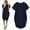'! Navy Blue, variant on Womens Dresses Womens Jumper Ladies Oversized Baggy Short Sleeve Pocket Pullover Mini Dress Dresses For Women