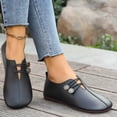 thumbnail image 5 of Miluxas Women Ballet Flats Shoes Low Heels Wide Width Comfortable Slip On Casual Shoes for office Black 9.5(43), 5 of 8