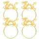 thumbnail image 1 of 4 piezas de porta servilletas del Año del Dragón, hebillas para servilletas de fiesta de Año Nuevo, hebillas para servilletas, 1 of 7
