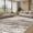 Brown, variant on MICGEEK 2x3 Washable Area Rugs for Entryway, Modern Abstract Non Slip Carpet, Low Pile Indoor Rug for Bathroom Home Decor Carpets, Brown