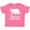 Hot Pink, variant on Inktastic Missoula, Montana White Bear Silhouette Boys or Girls Baby T-Shirt