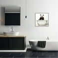 thumbnail image 3 of Stupell Industries Panda Bathtub Bubbles Animals & Insects Painting Gray Framed Art Print Wall Art, 24 x 24, 3 of 9