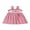 Red, variant on BemeyourBBs Toddler Baby Girls 4th of July Dress Outfit Patriot Fourth of July Independence Day Clothes Flag Embroidery Strap Plaid Gingham Casual Summer Smocked Dress Outfits