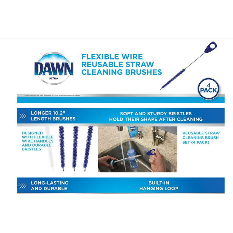 Dawn Straw Cleaning Brush, 4 Pack - 4 brush
