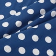 thumbnail image 5 of Valcatch Women's Pajamas Long Sleeve Soft Nightdress Polka Dot Printed Home Wear(Navy Blue, XL), 5 of 7