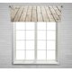 thumbnail image 1 of ABPHQTO Cenefa de ventana de suelo de madera natural con bolsillo para barra 45x130 cm, 1 of 1