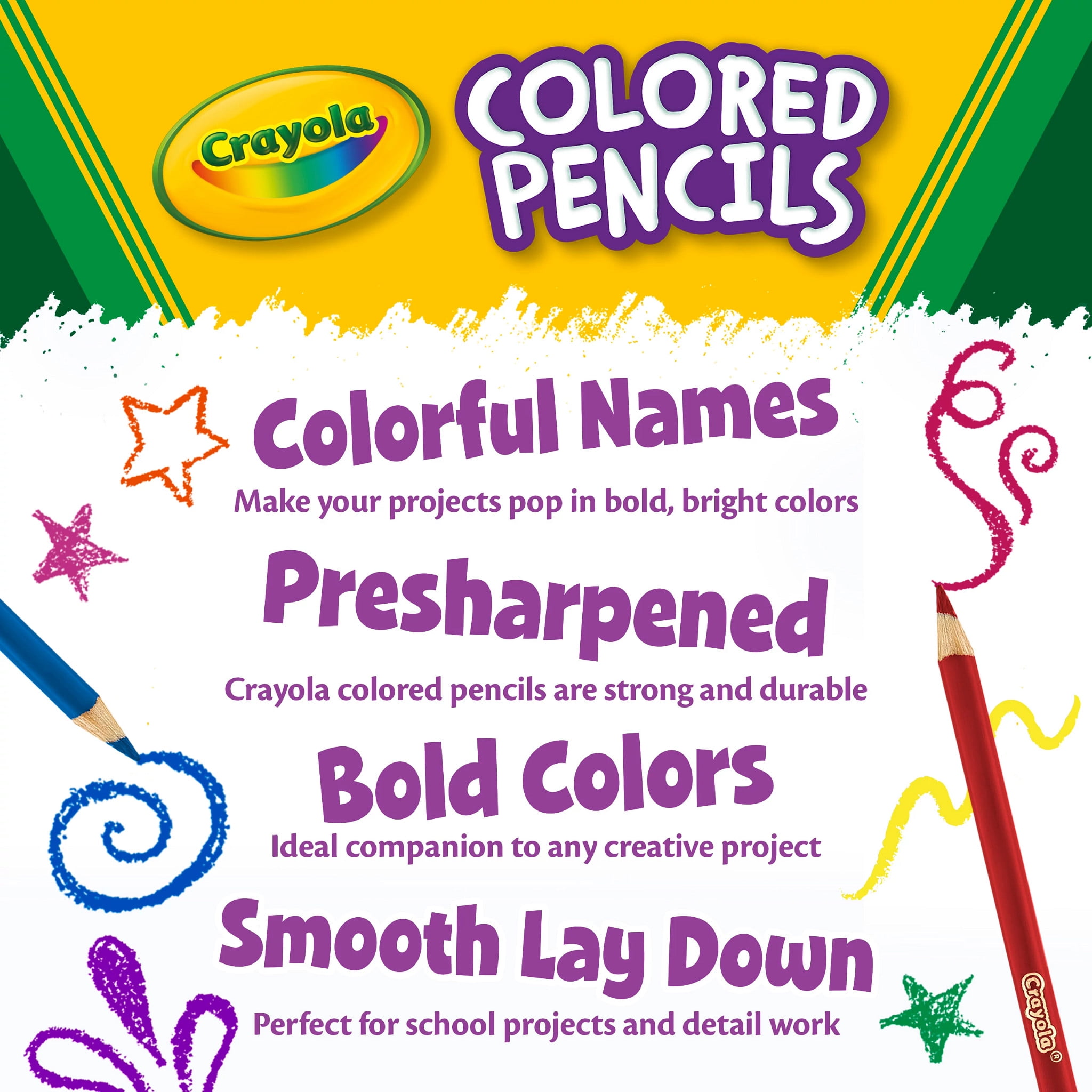 Crayola 24ct Clr Pencils 36pk Bulk