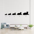 thumbnail image 4 of Oriental Shorthair Cat Breed Silhouette - Beautiful Solid Steel Home Decor Decorative Accent Metal Art Wall Sign, 4 of 6