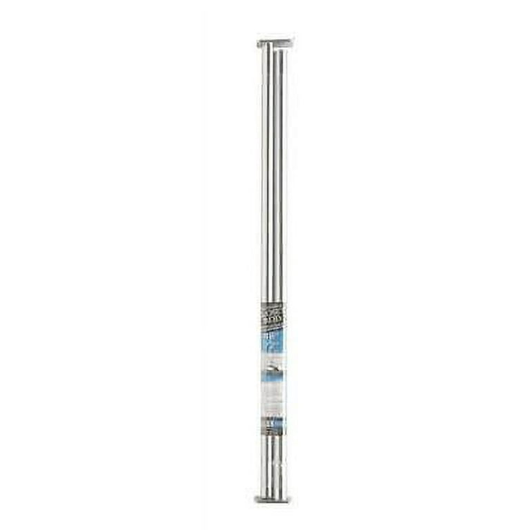 John Sterling Pro 48 in. L X 1 in. D Adjustable Platinum Steel Closet Rod John Sterling Pro 48 in. L X 1 in. D Adjustable Platinum Steel Closet Rod