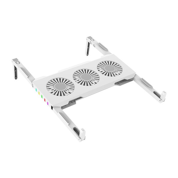Laptop Cooling Mat Triplefan RGB Lighting Laptop Tablet Ventilated