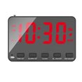 thumbnail image 2 of (Marco negro y pantalla roja) Reloj despertador con radio FM con panta, 2 of 2