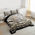 thumbnail image 3 of Castle Fairy Teenagers Zebra Print Full Size Comforter Sets,Cheetah Print Bedding Sets, 3 of 8