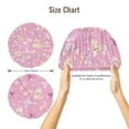thumbnail image 5 of Kdxio Butterfly 1 Pattern Satin Bonnet Silk Bonnet Hair Bonnet for Sleeping Hair Bonnets for Women Curly Natural Hair, 5 of 6