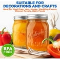 thumbnail image 6 of 12 Pcs. Glass Mason Jars with Regular Lids and Bands, DIY Magnetic Spice Jars, Ideal for Meal Prep, Jam, Honey, Wedding Favors, and more, 6 of 7
