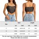 thumbnail image 3 of Camisa Corsé Bustier Top transparente para mujer Ropa diaria expuesta al ombligo (Negro S) Cgtredaw Para estrenar, 3 of 9