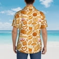 thumbnail image 6 of Daiia Various Bread Hawaiian Shirt for Men Gentle Cotton Regular Short Sleeve Casual-Small, 6 of 9