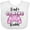 AA-White, variant on Inktastic Dad's Gaming Buddy- Pink Controller Boys or Girls Baby Bib