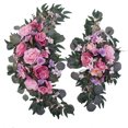 thumbnail image 3 of Kit Artificial Wedding Arch Flowers Kit Elegant Silk Cloth Plastic Artificial Flower Swag Decoration, 3 of 8
