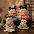 thumbnail image 3 of Chinese New Year 2026 Decorations,Cute Plush Figurines for Desk,Feng Shui Zodiac Dolls for Lunar New Year,Office Desk Decor for Women,1 Pack, 3 of 7