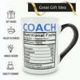 thumbnail image 4 of Cottage Creek Coach 16oz Ceramic Coffee Mug, White with Letter Print, 4 of 7