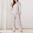 thumbnail image 2 of Sikiie Cute Rabbit Women's Long-Sleeve Shirt and Full-Length Bottom Pajama Set (s-xxl)-X-Large, 2 of 7