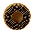 thumbnail image 1 of 3M Surface Conditioning Disc 07525 Scotch-Brite Roloc; Used For Deburring/Blending/Finishing/Polishing/Cleaning/Coating/Defect/Scratch/Rust Removal; Bristle Disc; 2 Inch Diameter; 80 Grit; Yellow, 1 of 5